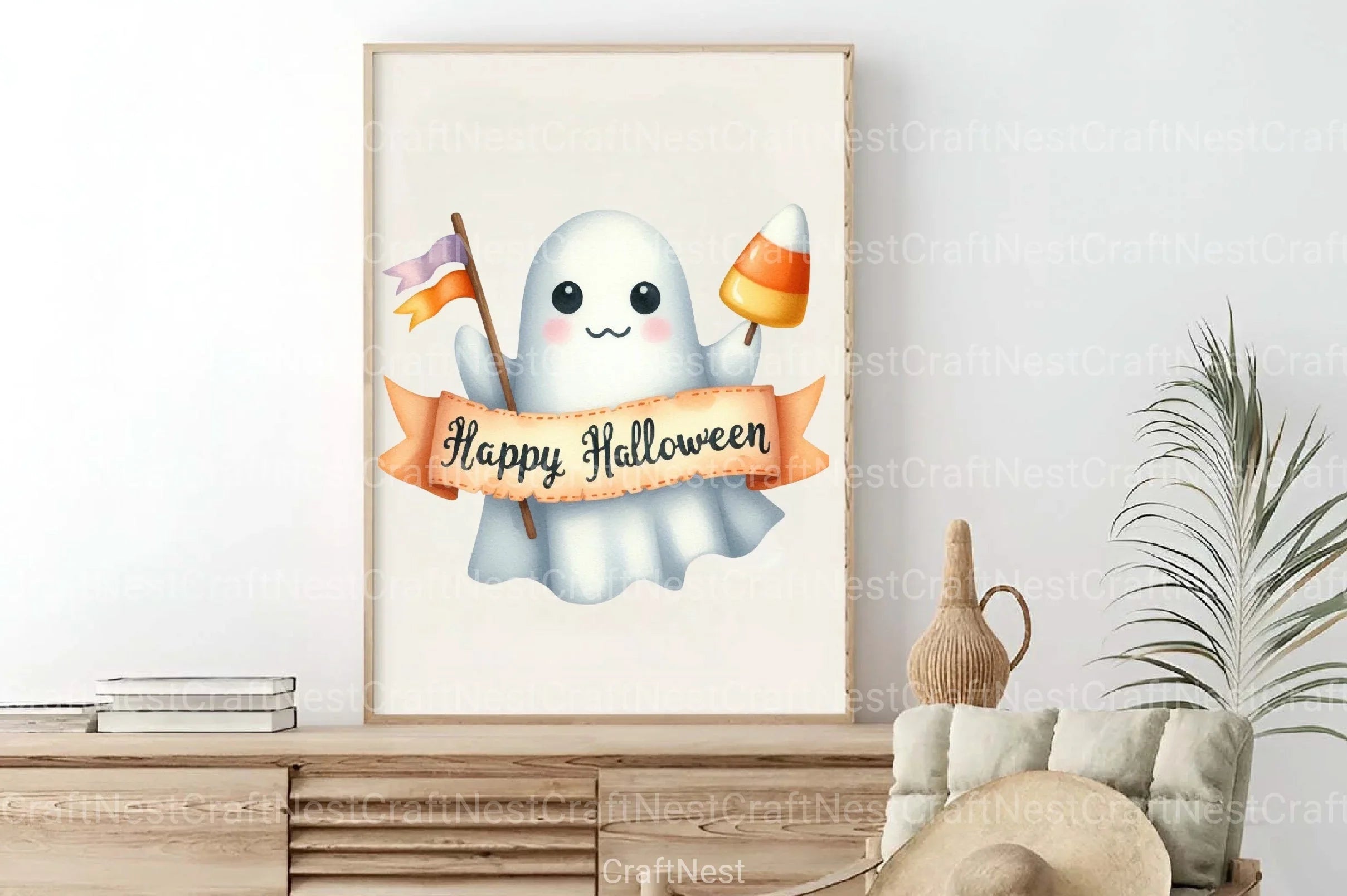 Witch Ghost Halloween Clipart Bundle - CraftNest - Digital Crafting and Art