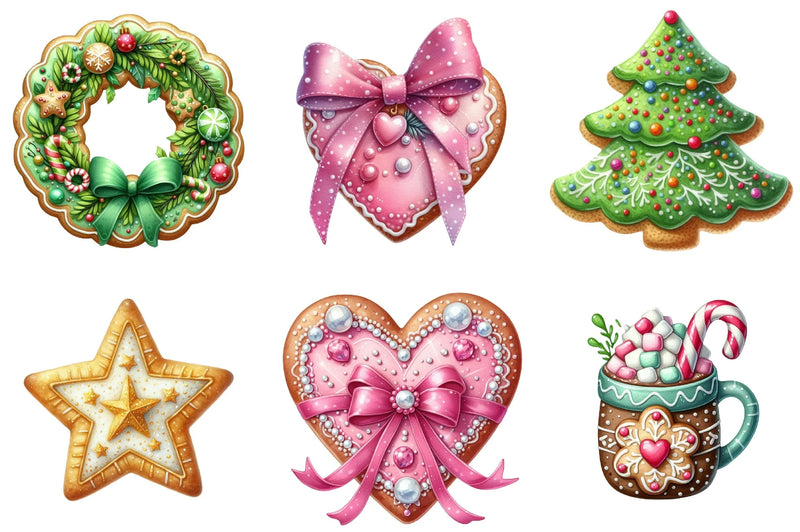 Christmas Cookie Clipart Bundle - CraftNest - Digital Crafting and Art