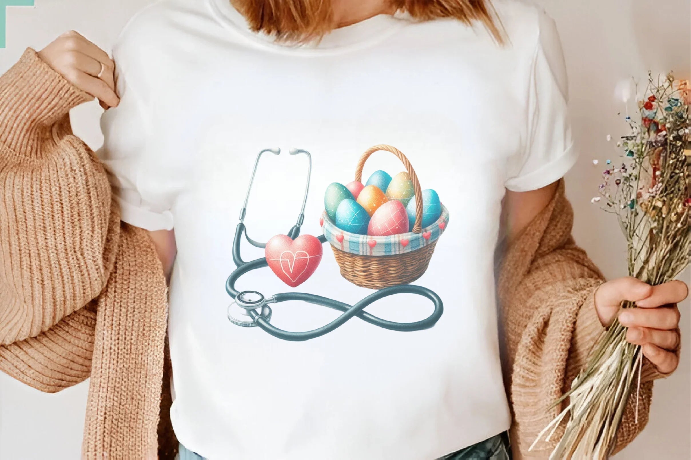 Retro Easter Nurse Clipart Bundle - CraftNest - Digital Crafting and Art