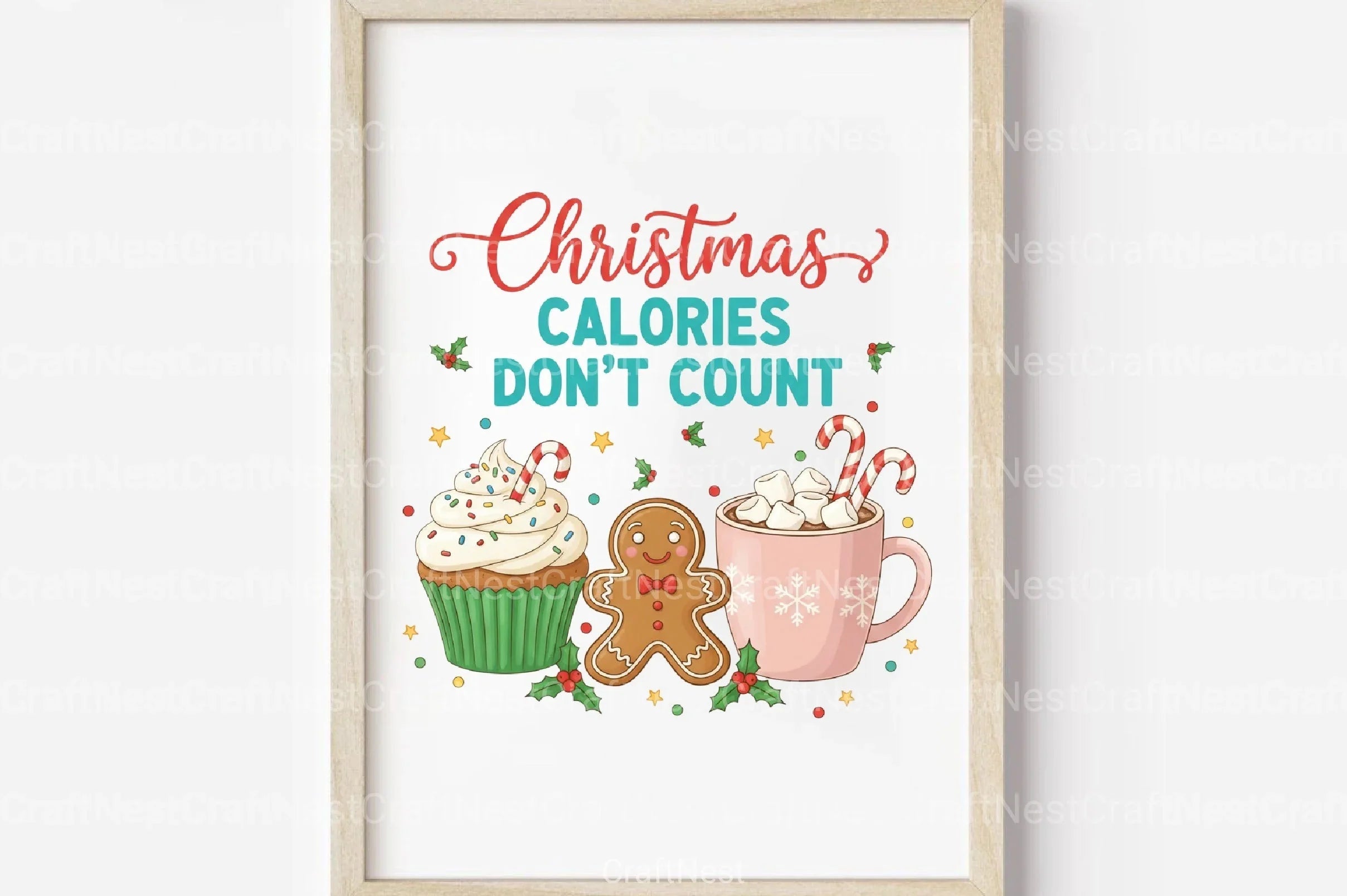 Calories Don't Count: Christmas Clipart Bundle - CraftNest - Digital Crafting and Art
