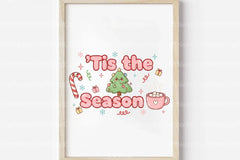 Santa Baby Pinup Pink Christmas Clipart Bundle - CraftNest - Digital Crafting and Art