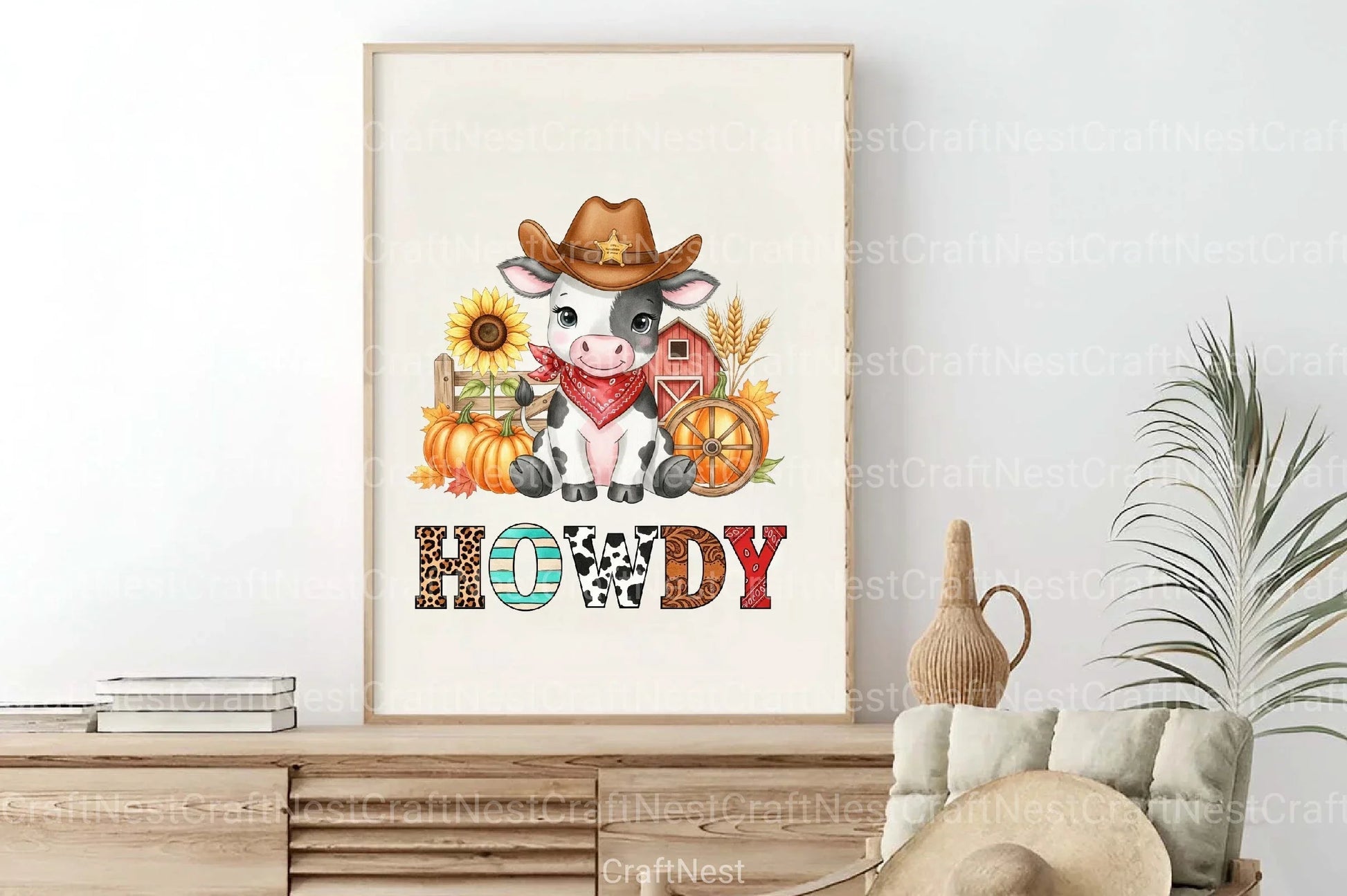 Howdy Farm Graphic Clipart Bundle - CraftNest - Digital Crafting and Art