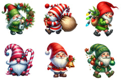 Free Green Christmas Gnome Clipart Bundle - CraftNest - Digital Crafting and Art