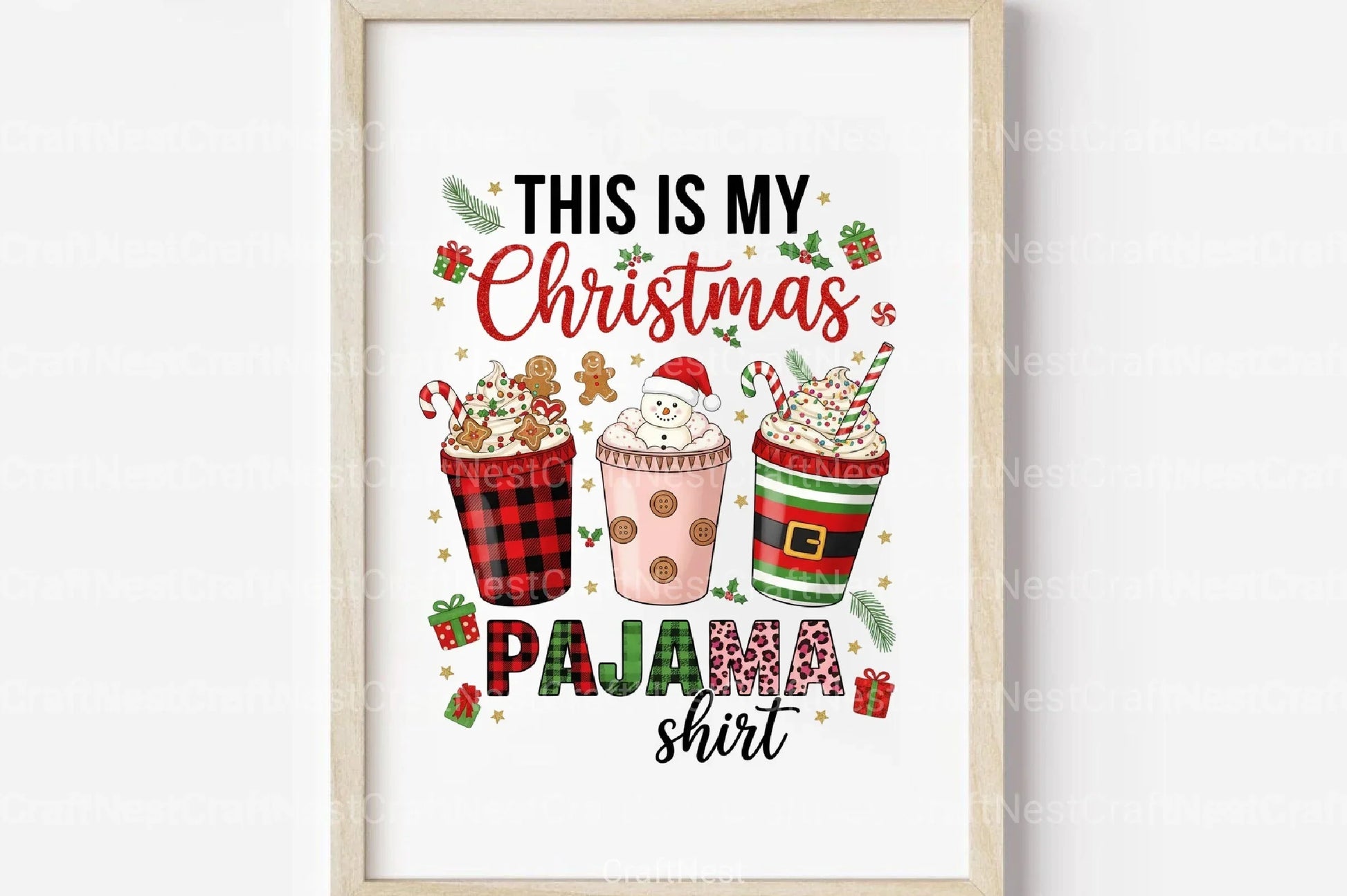 Christmas Pajama Clipart Bundle - CraftNest - Digital Crafting and Art