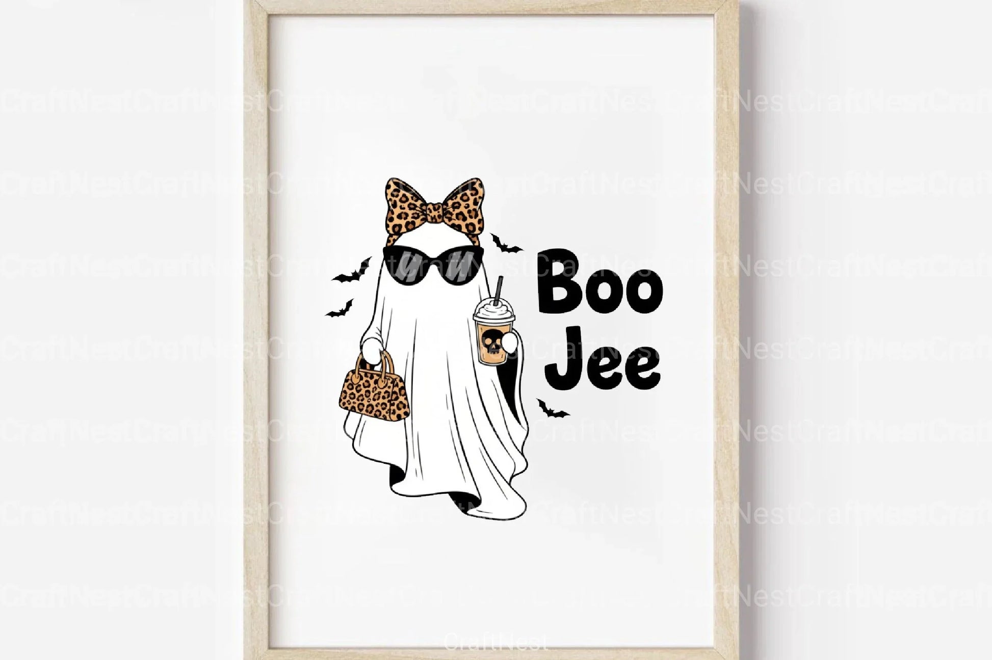 Halloween Boo Jee Ghost Clipart Bundle - CraftNest - Digital Crafting and Art