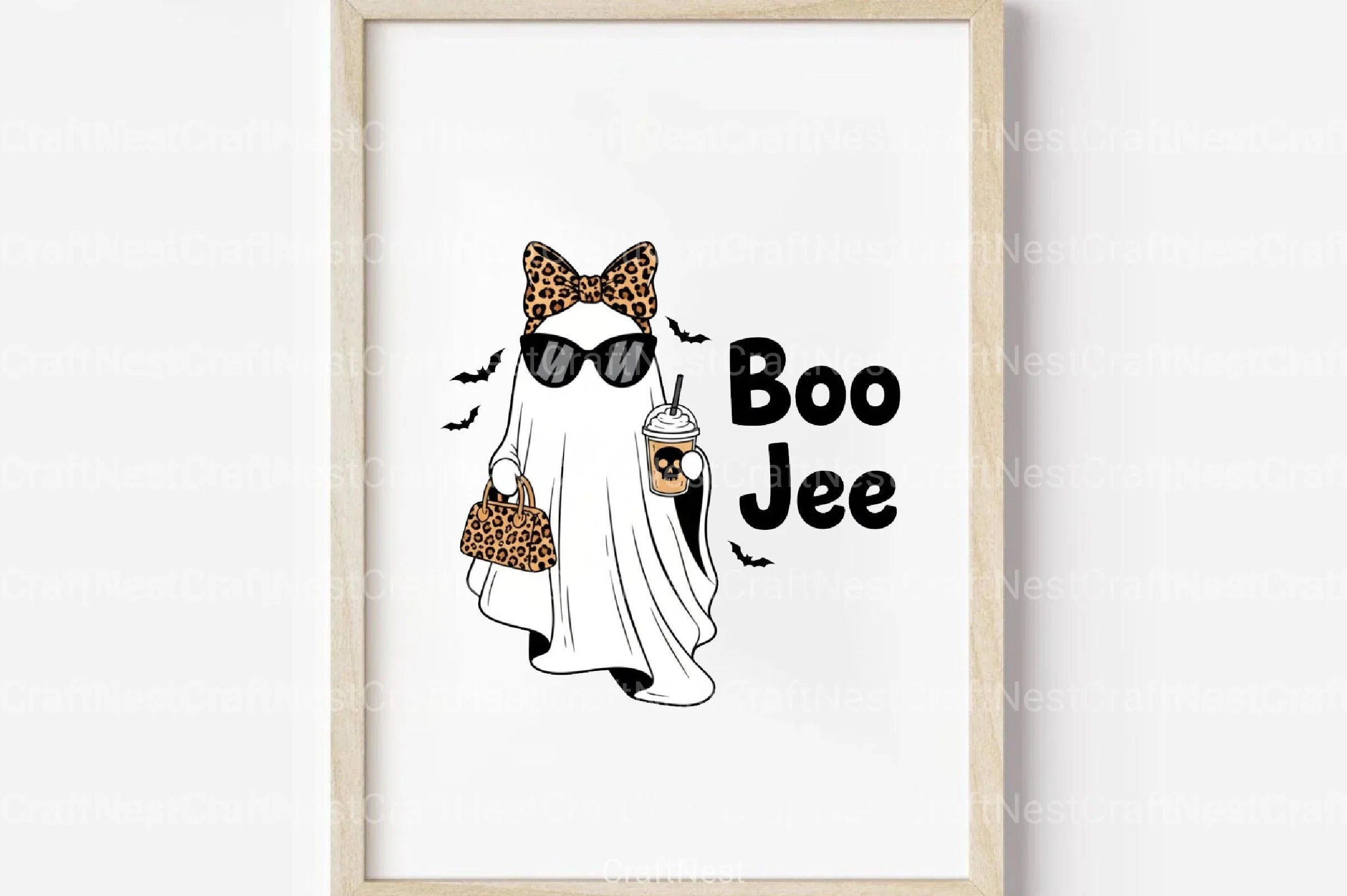 Halloween Boo Jee Ghost Clipart Bundle - CraftNest - Digital Crafting and Art
