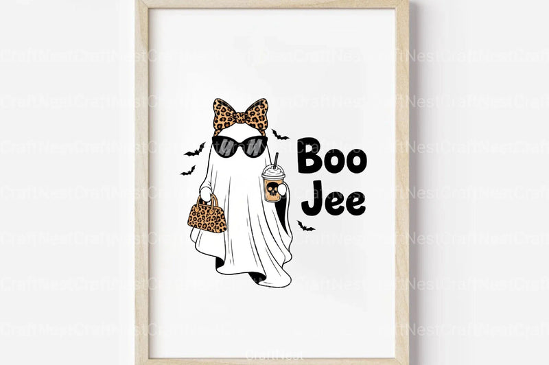 Halloween Boo Jee Ghost Clipart Bundle - CraftNest - Digital Crafting and Art