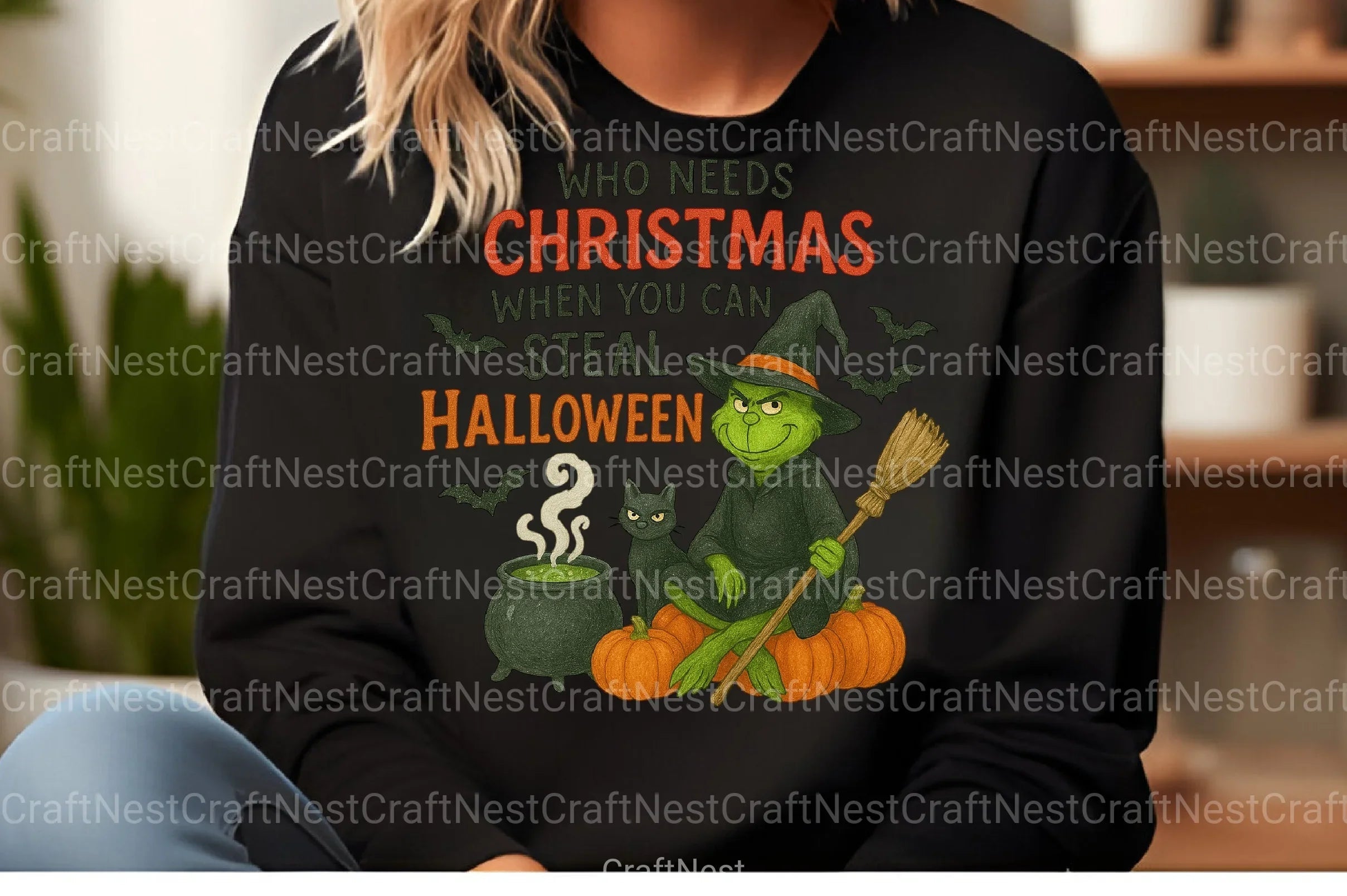 Merry Christmas Green Monster Clipart Bundle - CraftNest - Digital Crafting and Art