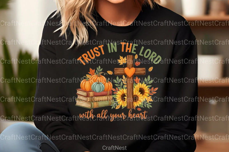 Christian Fall Inspirational Retro Clipart Bundle - CraftNest - Digital Crafting and Art