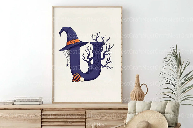 Halloween Alphabet Clipart Bundle 13 - CraftNest - Digital Crafting and Art