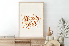 Retro Howdy Fall Graphic Clipart Bundle - CraftNest - Digital Crafting and Art