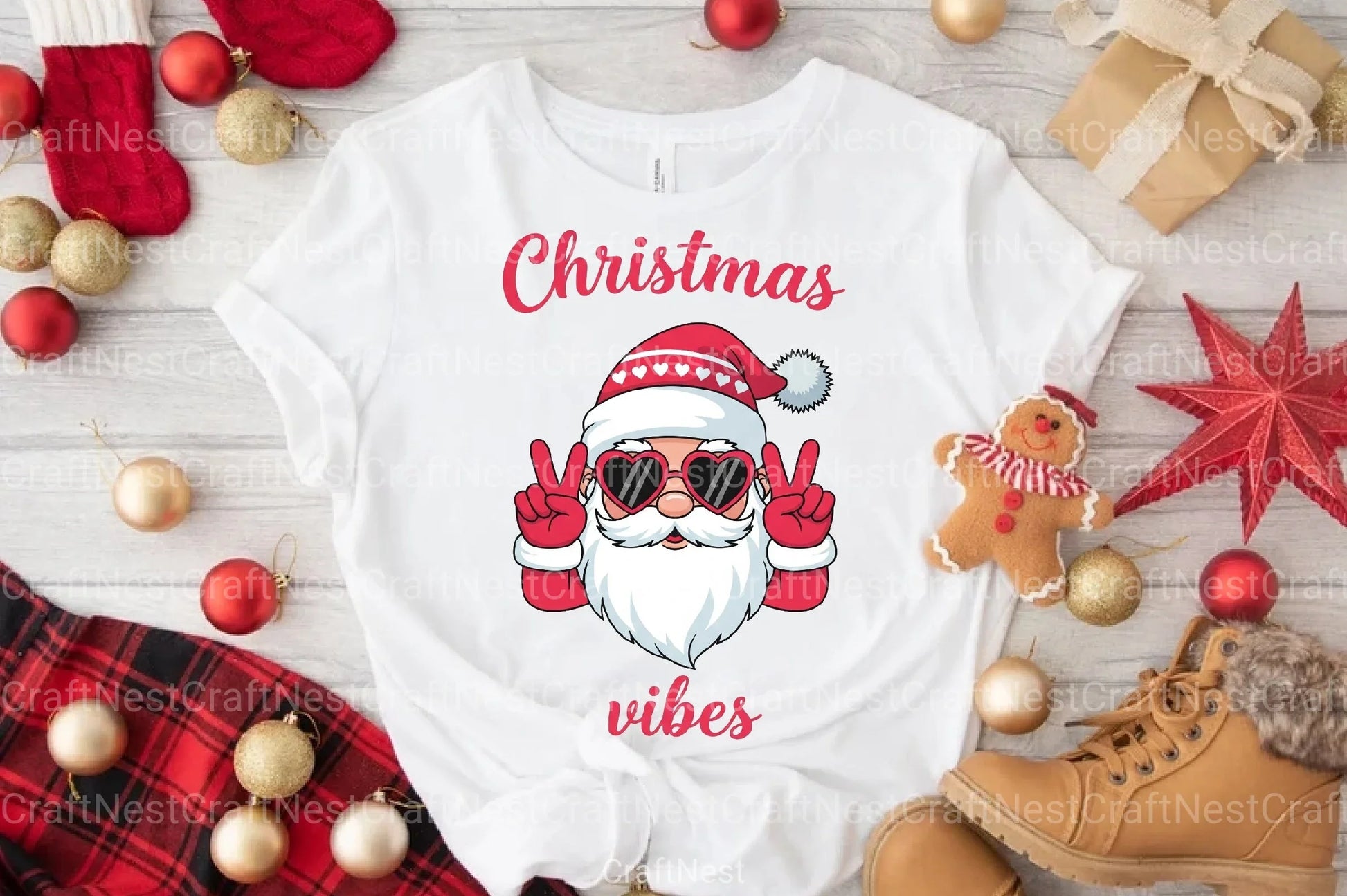 Christmas Vibes Clipart Bundle - CraftNest - Digital Crafting and Art