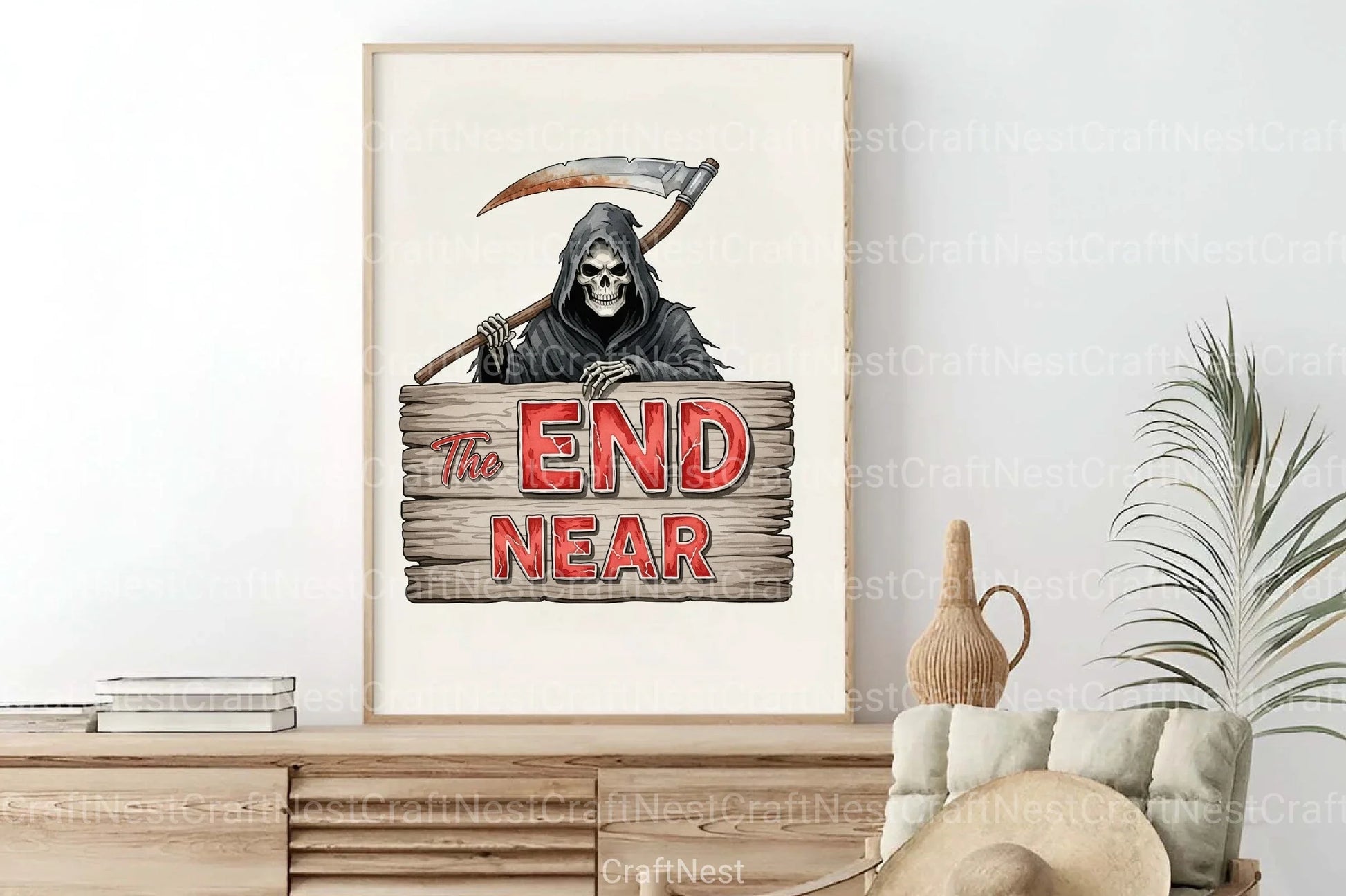 End Is Near Sign Clipart Bundle - CraftNest - Digital Crafting and Art