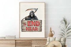 End Is Near Sign Clipart Bundle - CraftNest - Digital Crafting and Art