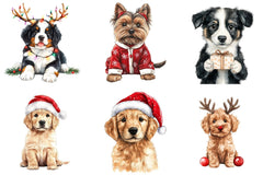 Christmas Dog Clipart Bundle - CraftNest - Digital Crafting and Art