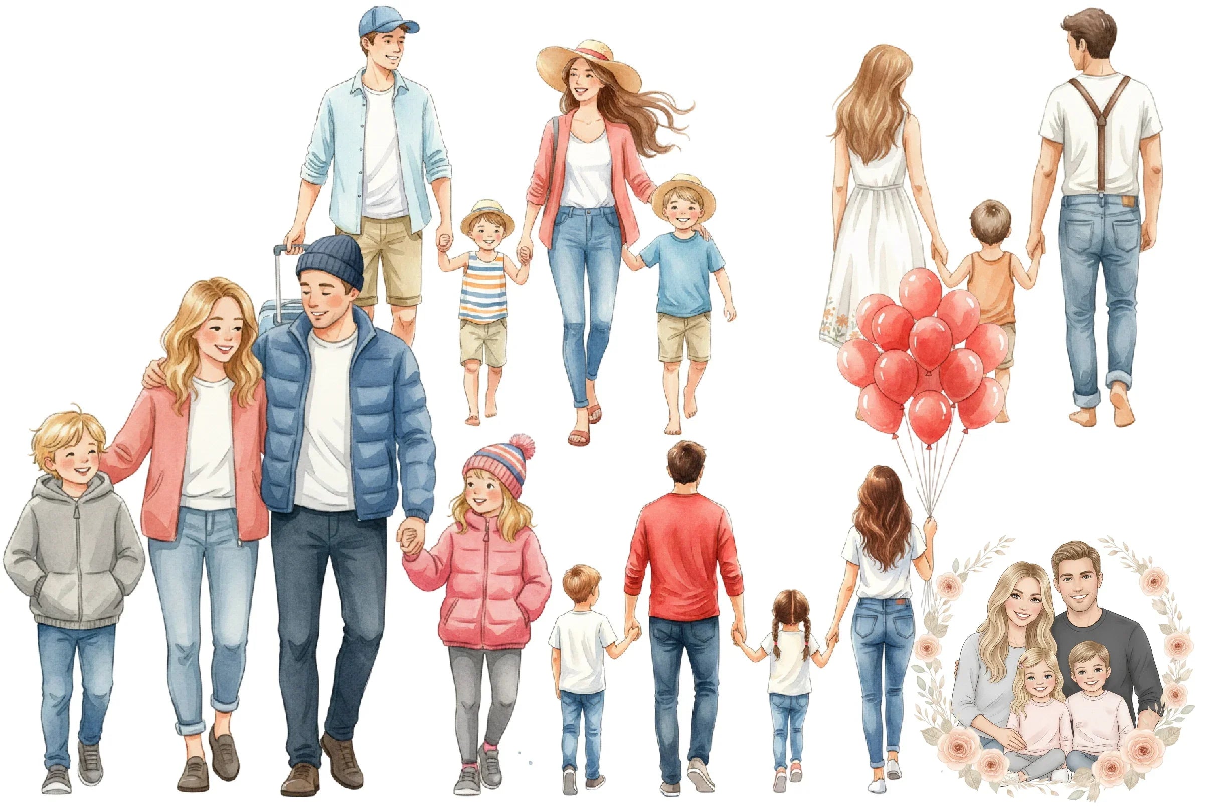 Family Clipart Bundle Collection - CraftNest - Digital Crafting and Art