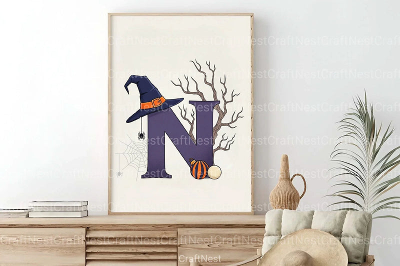 Halloween Alphabet Clipart Bundle 21 - CraftNest - Digital Crafting and Art