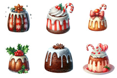 Christmas Pudding Clipart Bundle 99 - CraftNest - Digital Crafting and Art
