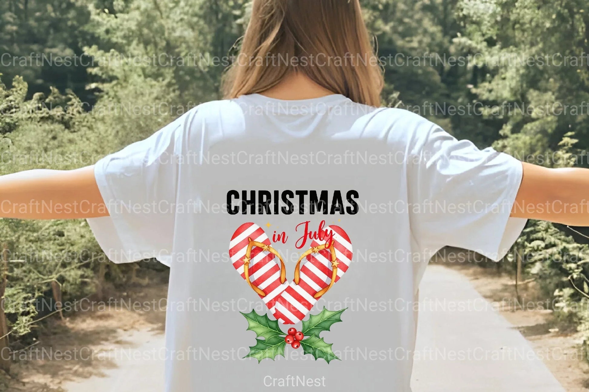 Christmas in July Funny Clipart Bundle 6 - CraftNest - Digital Crafting and Art