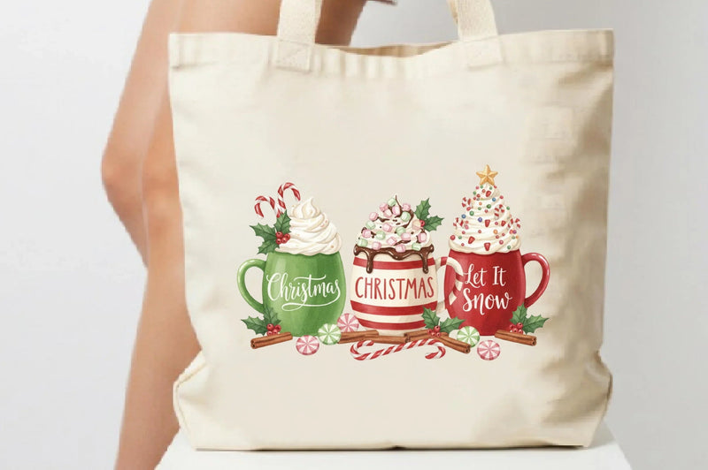 Let It Snow Christmas Coffee Clipart Bundle - CraftNest - Digital Crafting and Art
