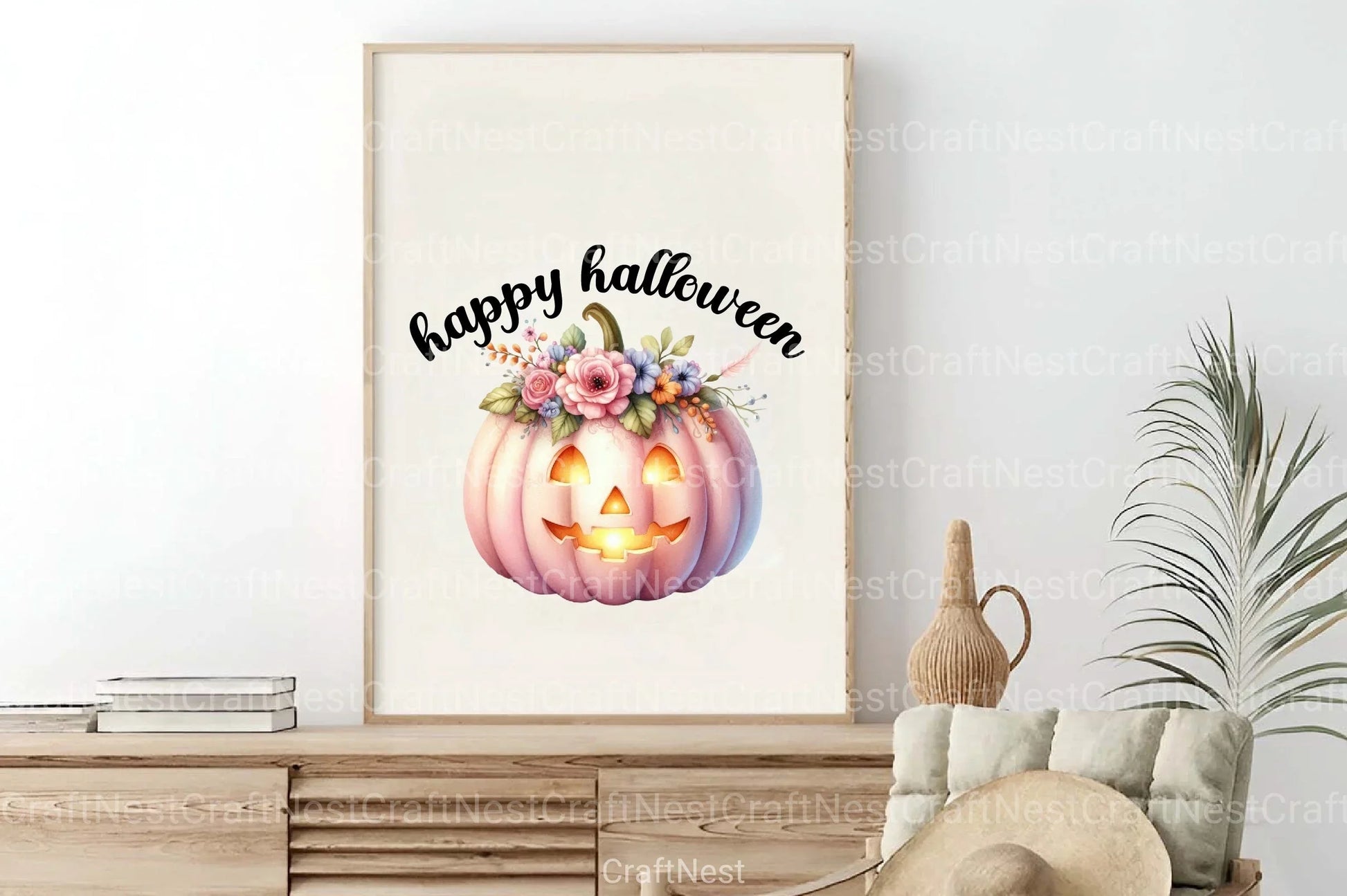 Happy Halloween Bloom Clipart Bundle - CraftNest - Digital Crafting and Art