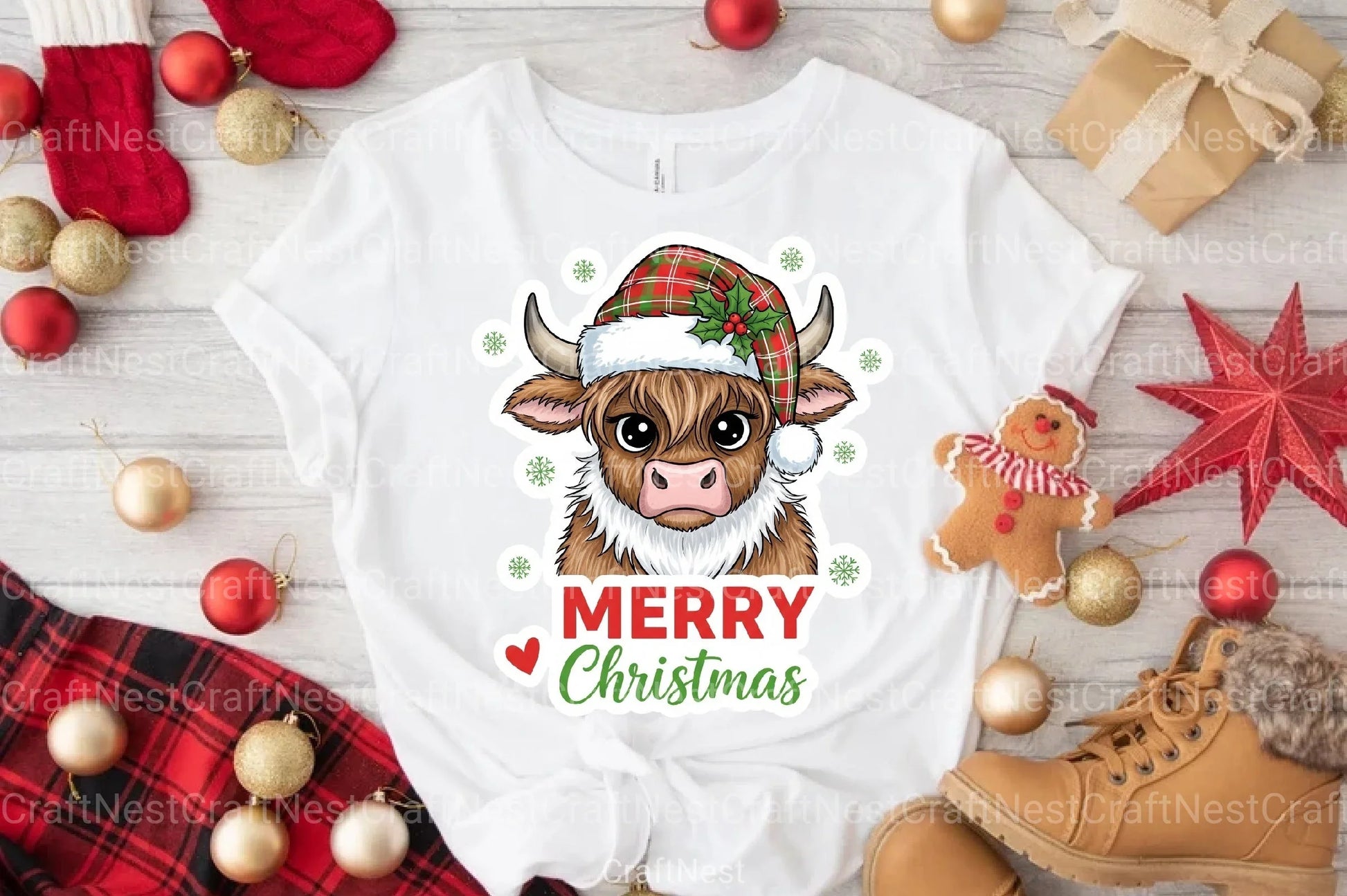 Merry Christmas Sticker Clipart Bundle - CraftNest - Digital Crafting and Art