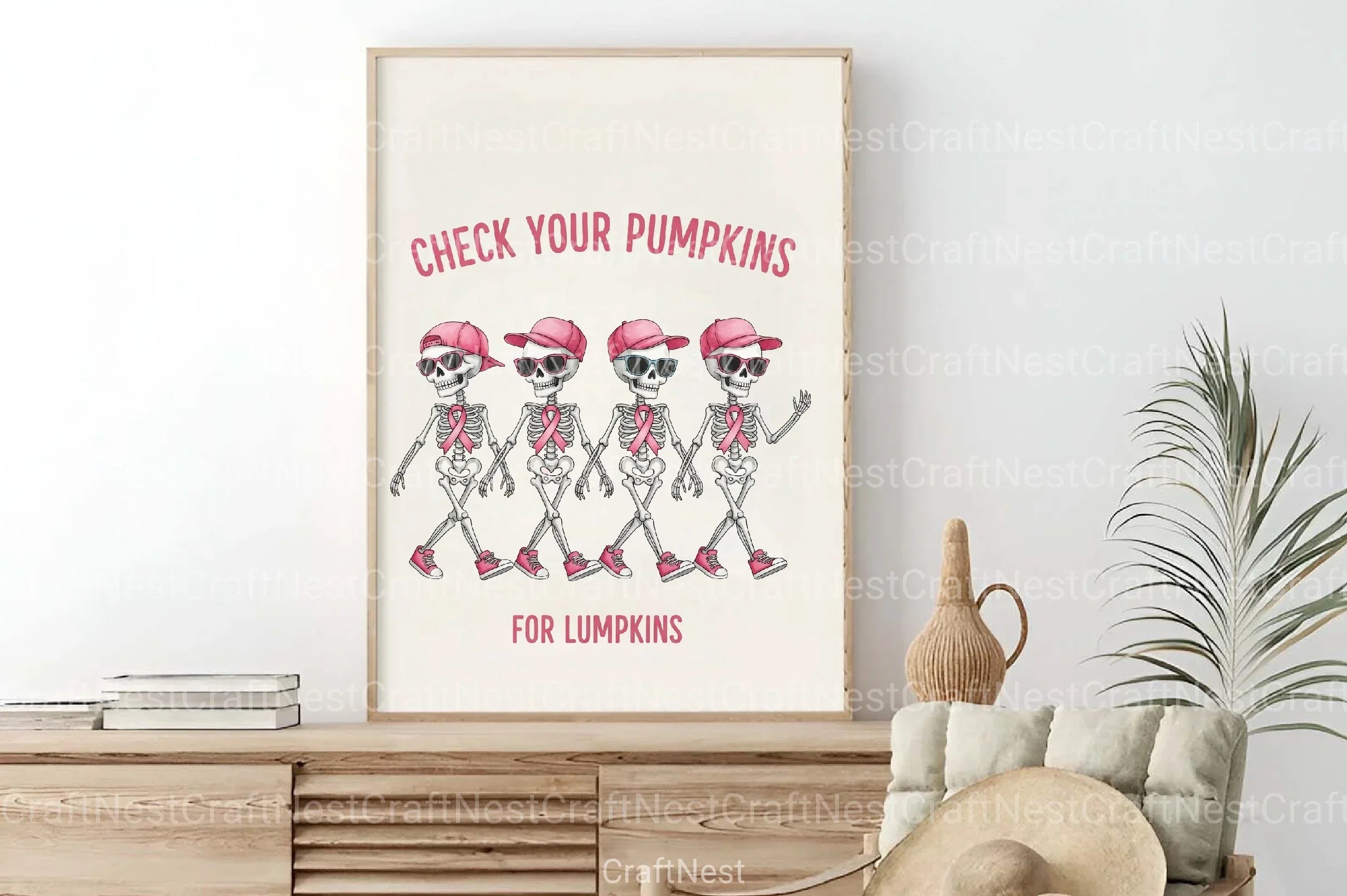 Halloween Breast Cancer Clipart Bundle 8 - CraftNest - Digital Crafting and Art