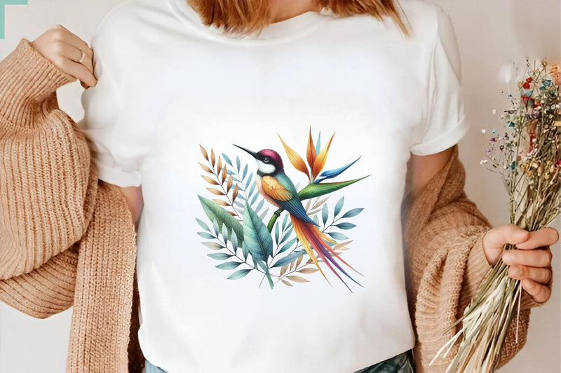 Tropical Birds Clipart Bundle - CraftNest - Digital Crafting and Art