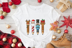 Christmas Pencils Clipart Bundle 1 - CraftNest - Digital Crafting and Art