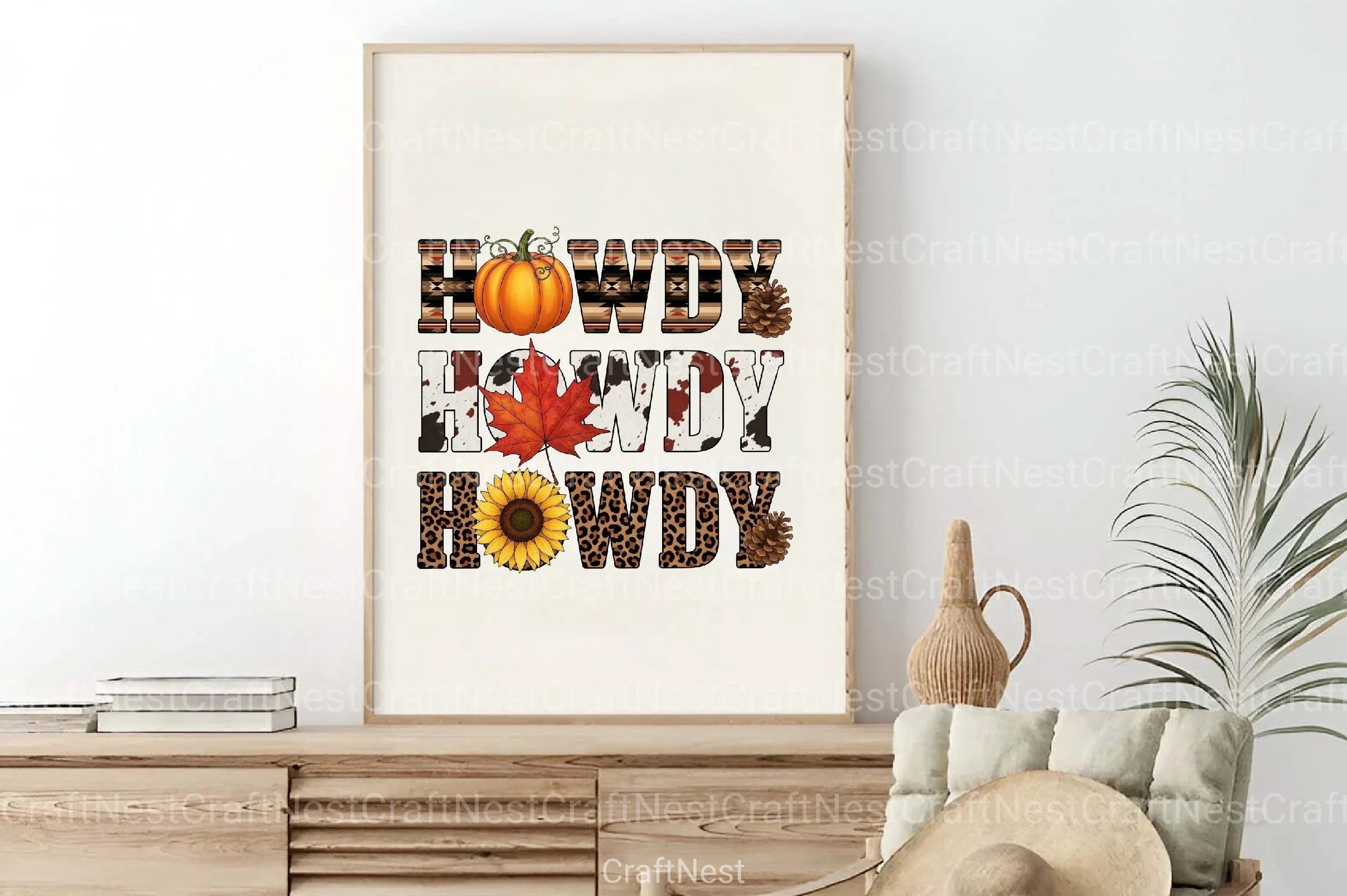 Layered Howdy Fall Graphic Clipart Bundle - CraftNest - Digital Crafting and Art