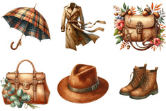 Autumn Fashion Clipart Bundle - CraftNest - Digital Crafting and Art