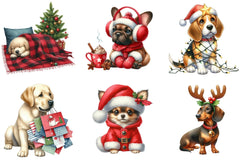 Christmas Dog Clipart Bundle - CraftNest - Digital Crafting and Art