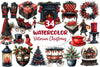 Victorian Christmas Clipart Bundle