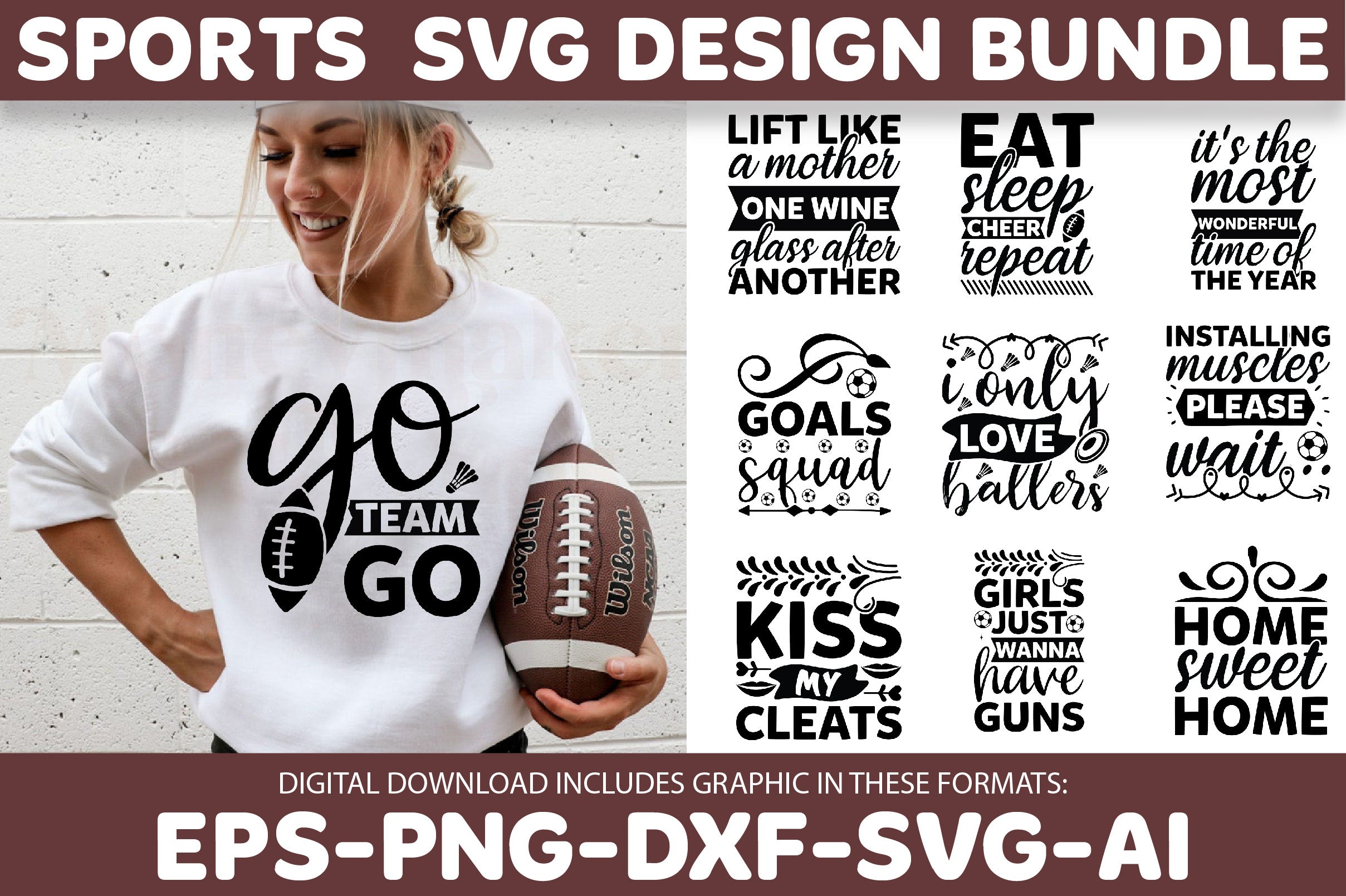 Sports SVG Bundle 1