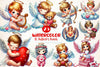 Valentines Angel Clipart Bundle