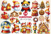 Yellow Christmas Clipart Bundle