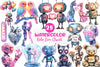 Robo Love Clipart Bundle