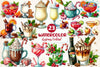 Christmas Cocktail Collection Clipart Bundle