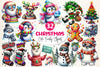 Cute Funky Christmas Clipart Bundle 2