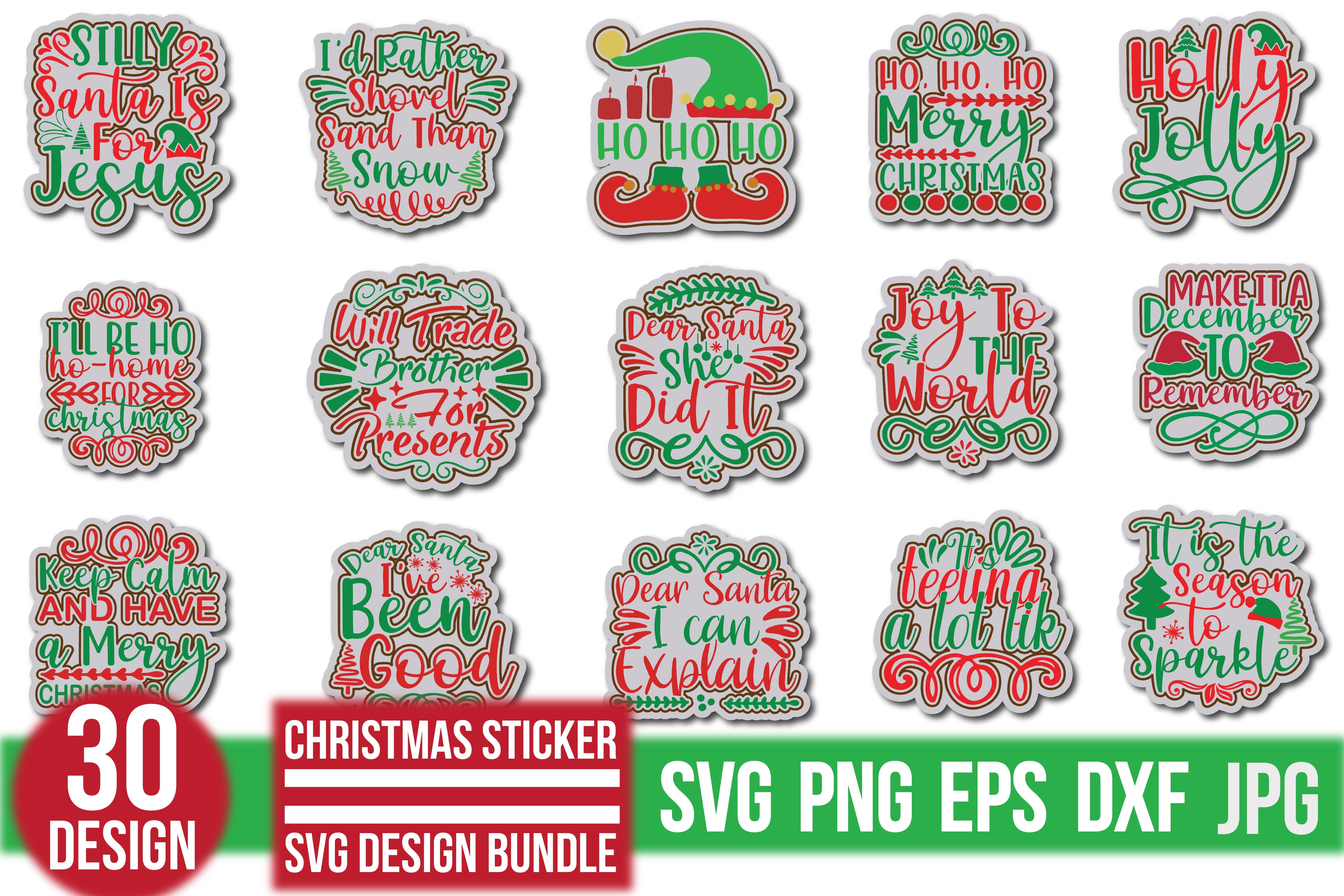 Christmas Sticker Bundle 2
