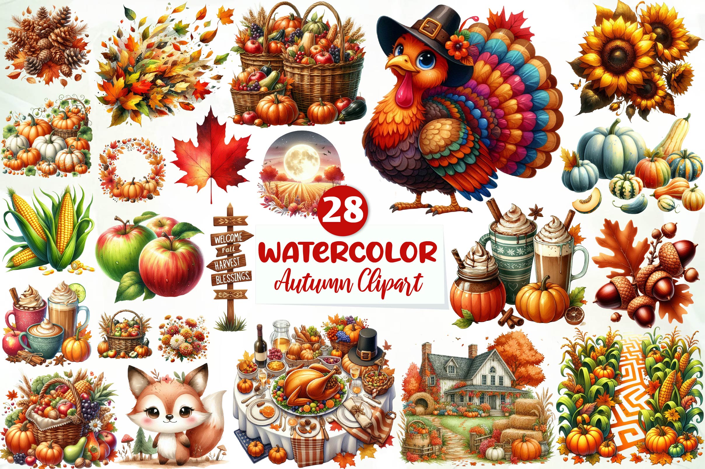 Autumn Clipart Bundle 1