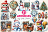Cozy Winter Educational Clipart Bundle 2