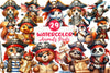 Animals Pirate Clipart Bundle