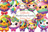 Mardi Gras Candy Clipart Bundle