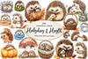 Hedgehog & Hoglet Clipart Bundle