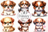 Funny Grumpy Dogs Clipart Bundle