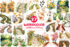 Fall Wildflowers Pathway Clipart Bundle