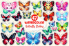 Kawaii Butterfly Stickers Sticker Clipart Bundle 3