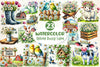 Spring Daisy Farm Clipart Bundle 2