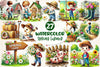 Spring Farmer Clipart Bundle 7